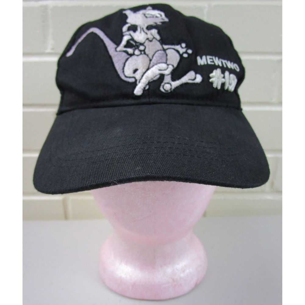Vintage Y2K Pokemon Gotta Catch Em All Strapback Hat Boys Kids Mewtwo Nintendo